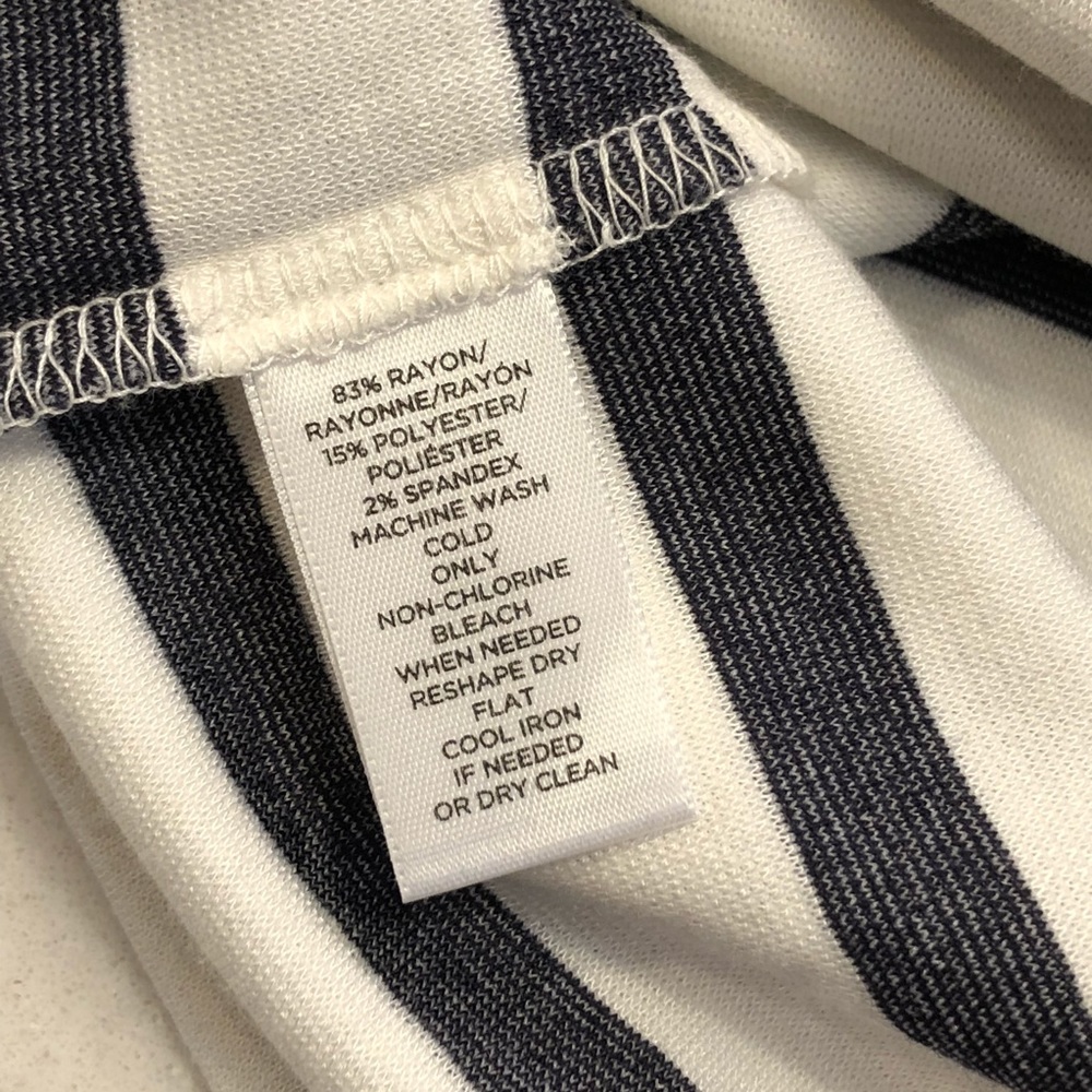 LOFT Cold Shoulder Striped Top - Picture 5 of 5